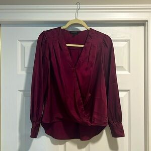 Banana Republic Wine-Colored Blouse